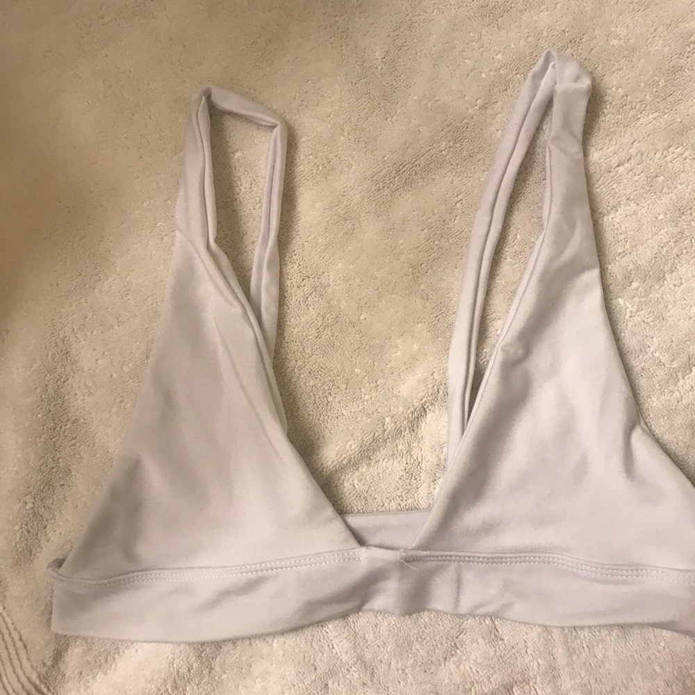 White bikini top